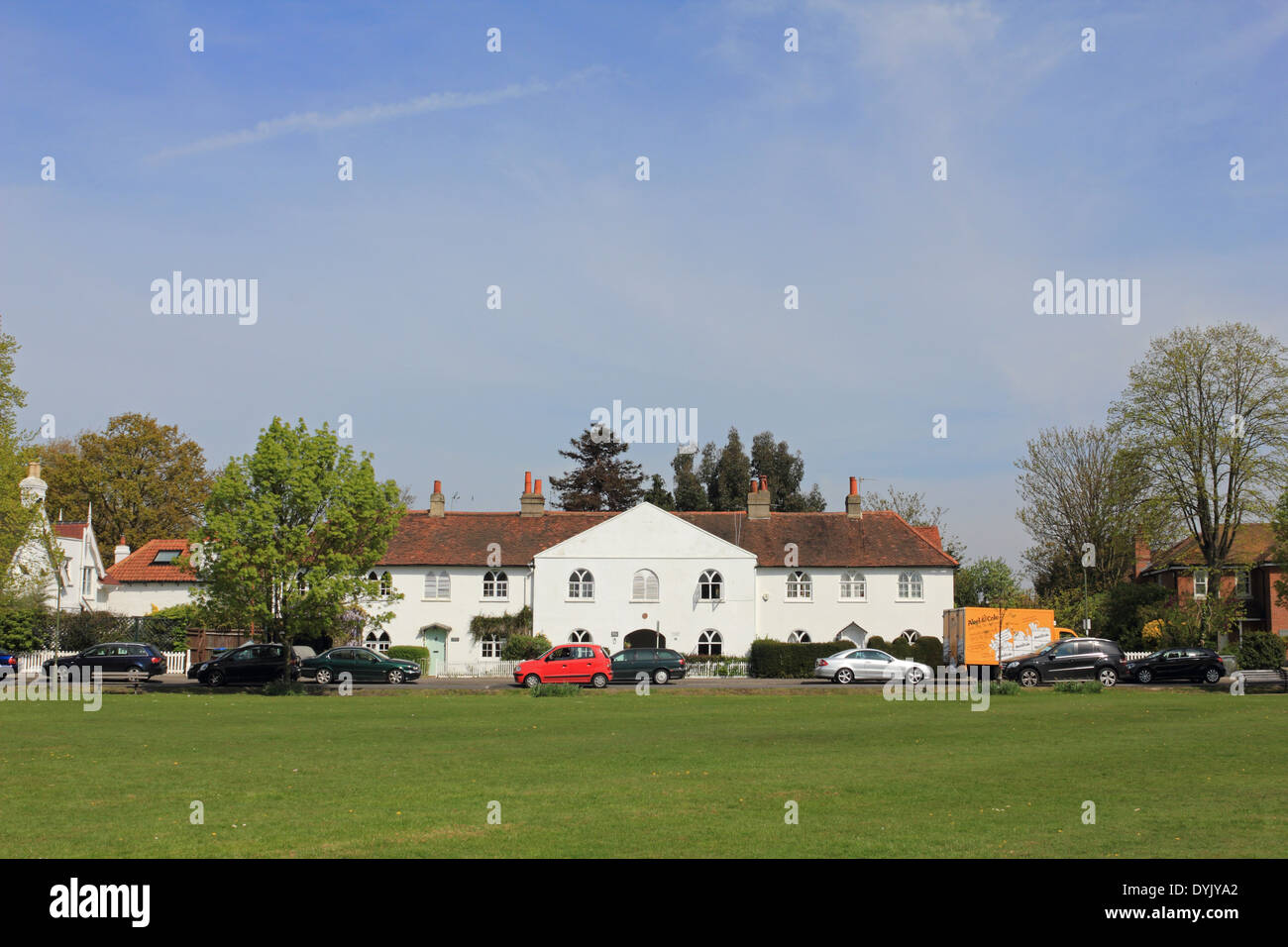 Large house on Gigg's Hill Green, Thames Ditton, Surrey, England, UK