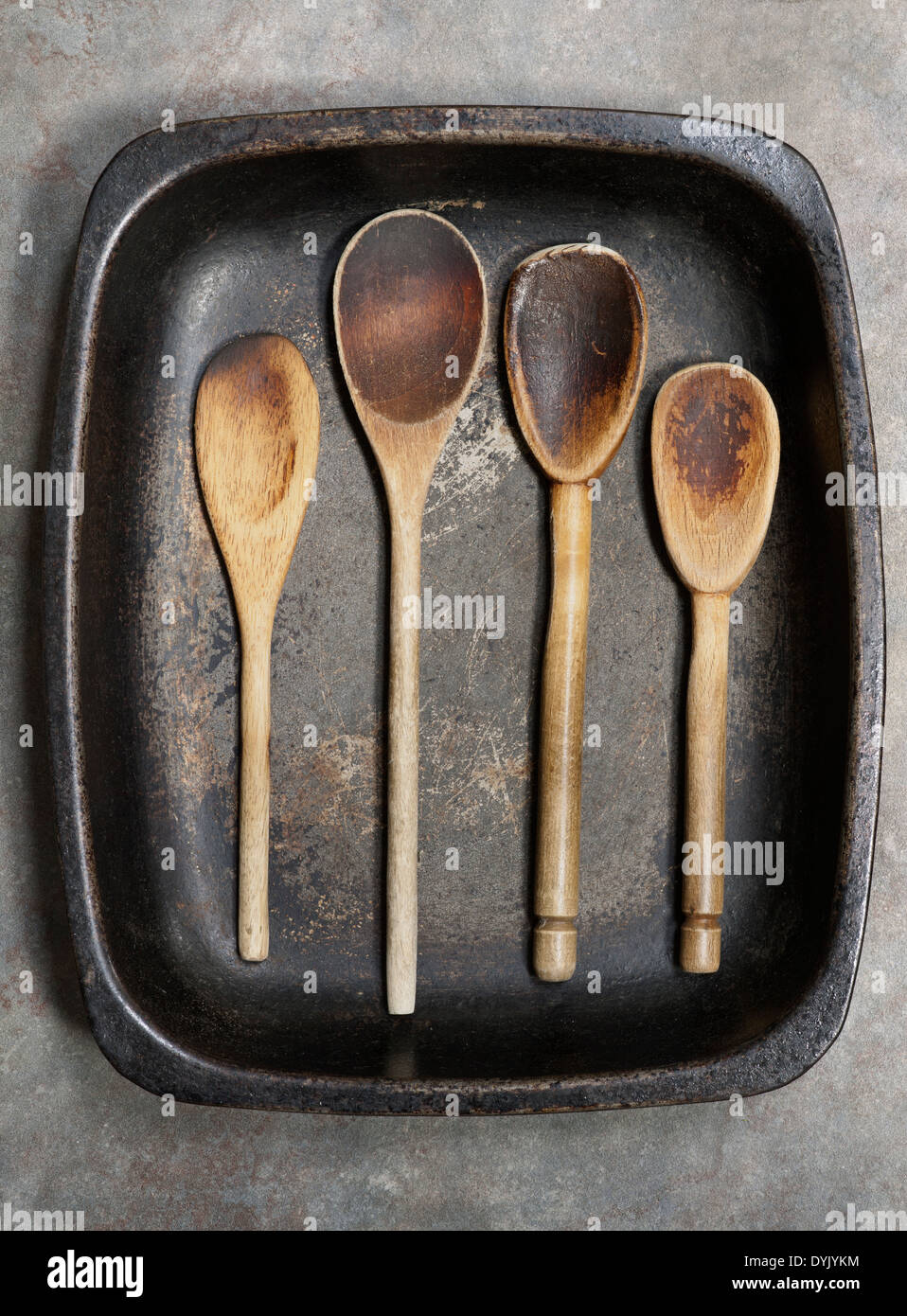 Wooden Cooking Spoons Stock Photo Alamy