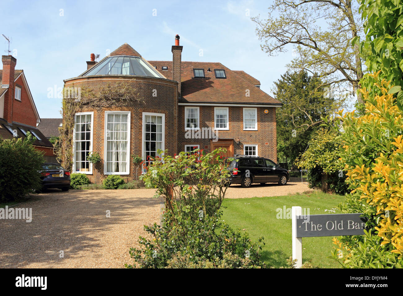 The Old Bank now a house on Gigg's Hill Green, Thames Ditton, Surrey
