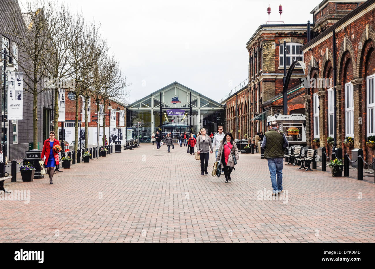 The Swindon Outlet shopping centre. UK. Stock Photo