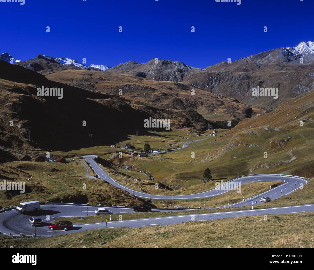 Schweiz Graubünden Julierpass Passstrasse Sur Gonda Switzerland Julier ...
