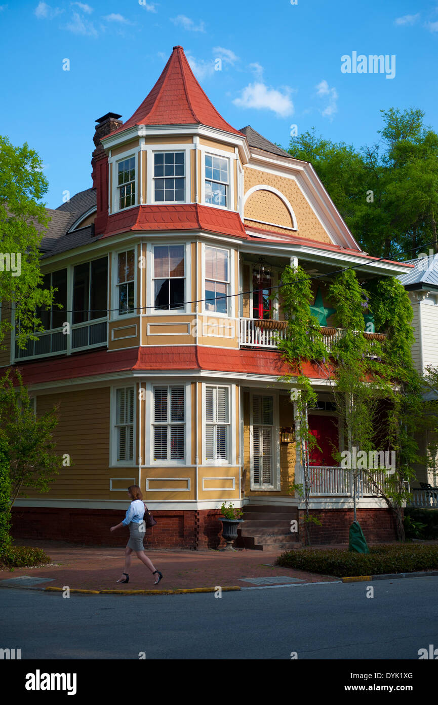 USA GA Savannah private historic home in old Savannah Victorian