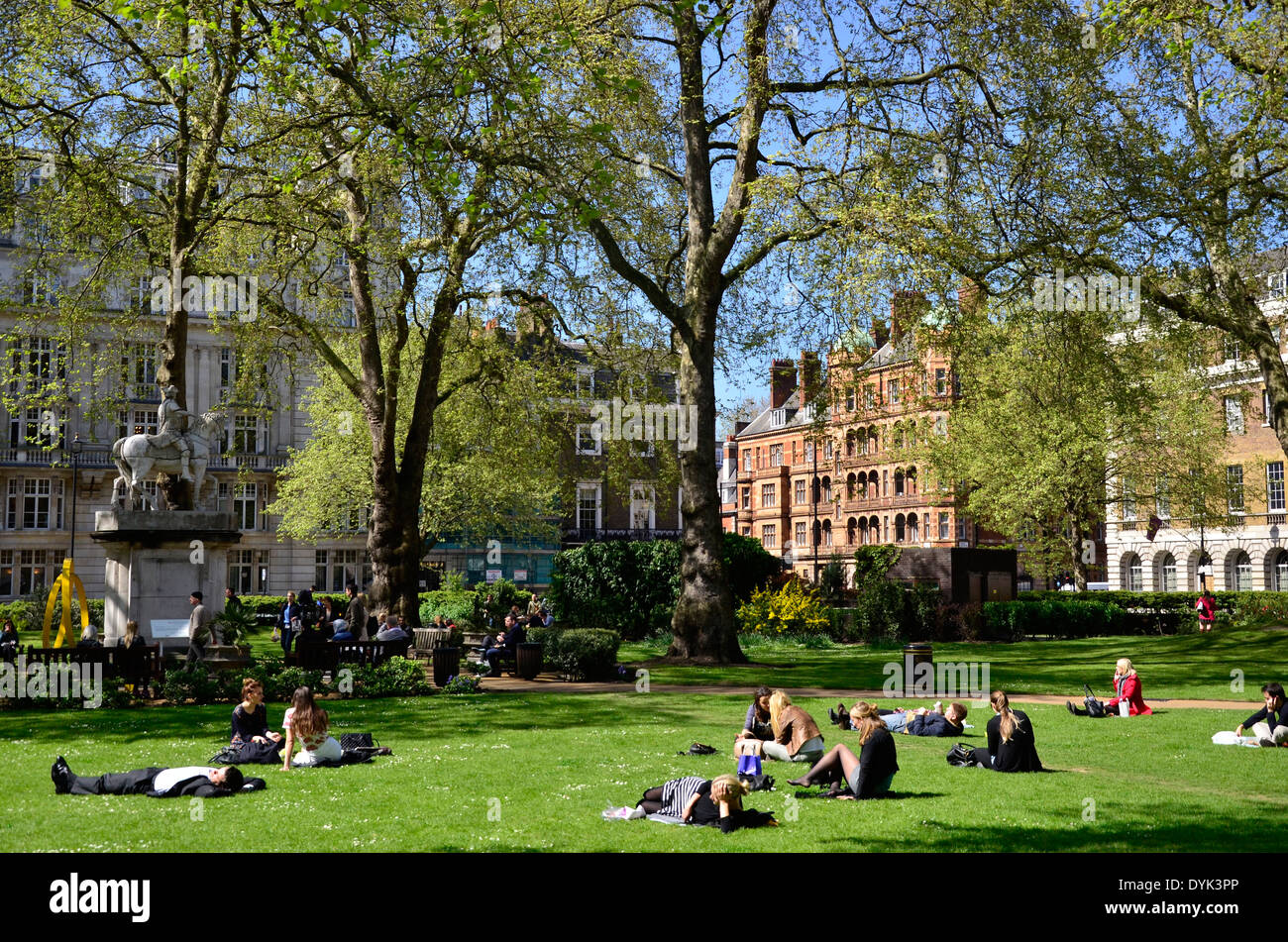 Cavendish Square, London, England Stock Photo