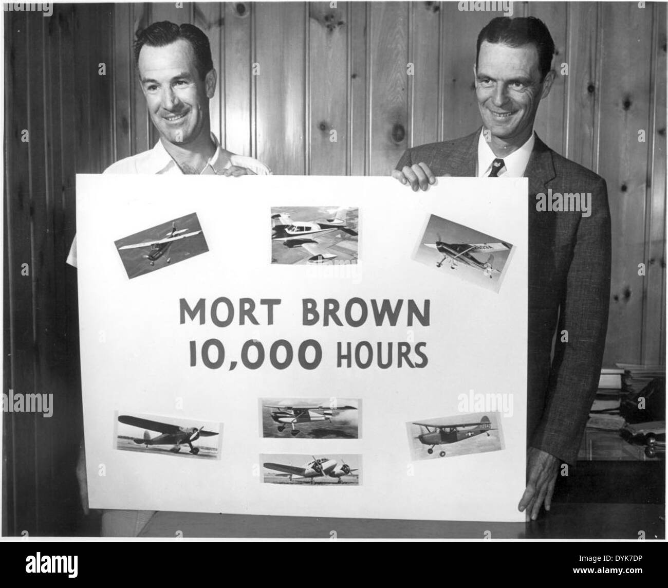 Test pilot Mort Brown achieved the remarkable milestone of 10,000 ...
