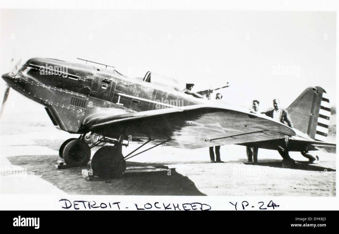 Detroit Lockheed YP24 Stock Photo Alamy