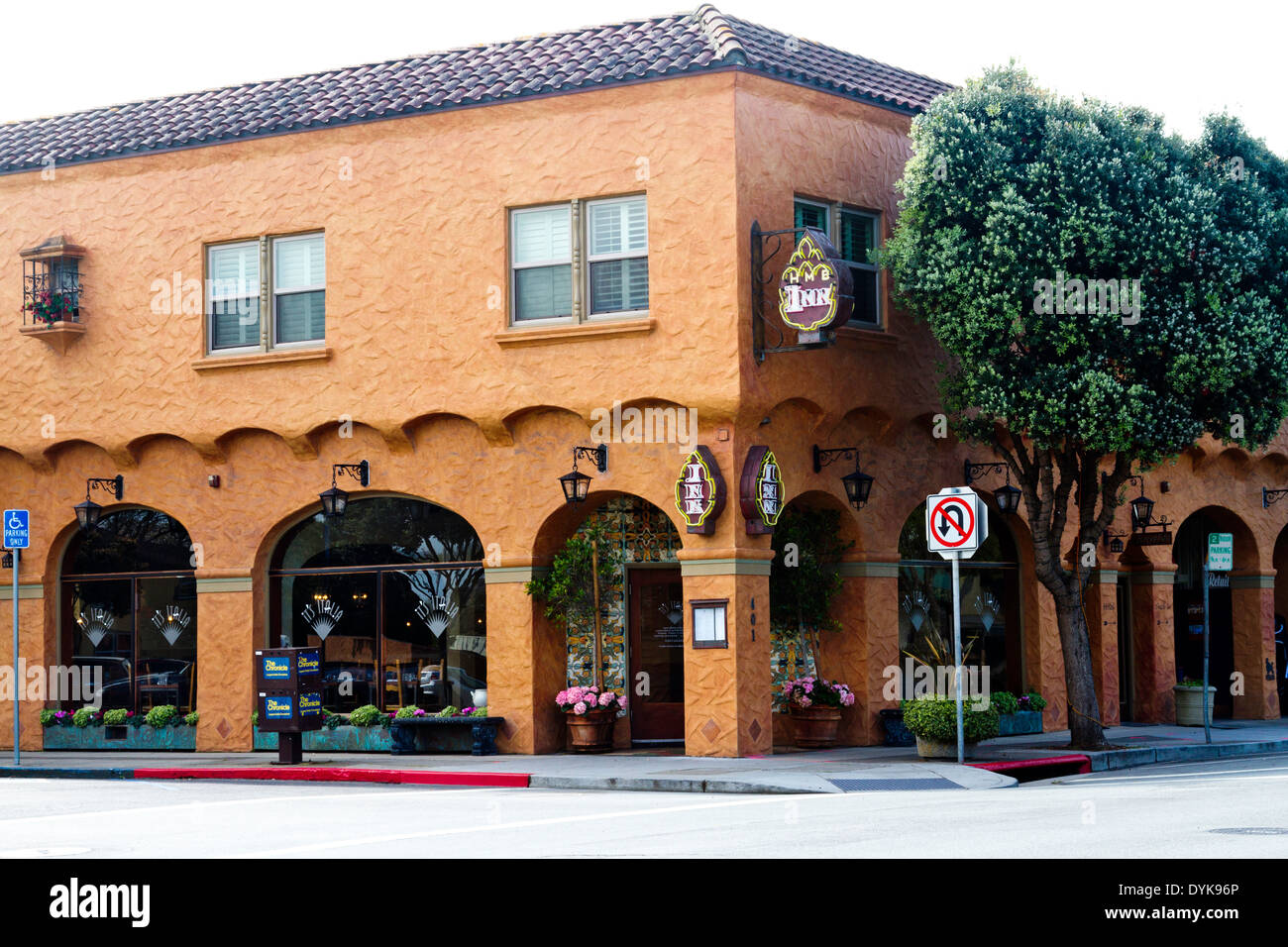 Half moon bay california main street hires stock photography and