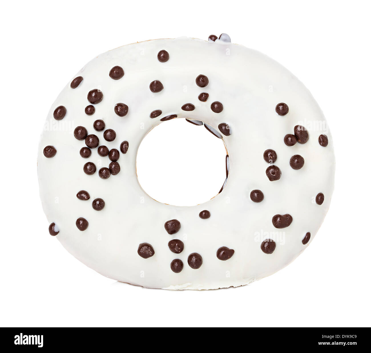 donut close-up isolated on white background Stock Photo - Alamy