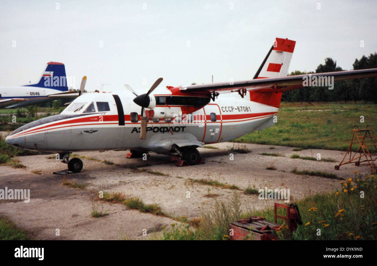 LET L410 Turbolet Stock Photo Alamy