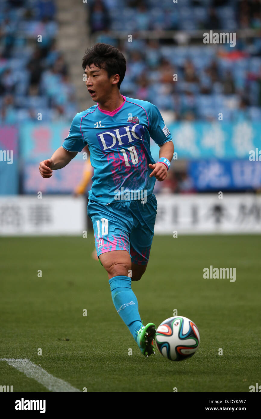 Kim Min Woo Sagan Aprir 19 14 Football Soccer 14 J League Division 1 Between Vegalta Sendai 0 3 Sagan Tosu At Yurtec Stadium Sendai Miyagi Japan C Jun Tsukida Aflo Sport Alamy Live News Stock Photo Alamy