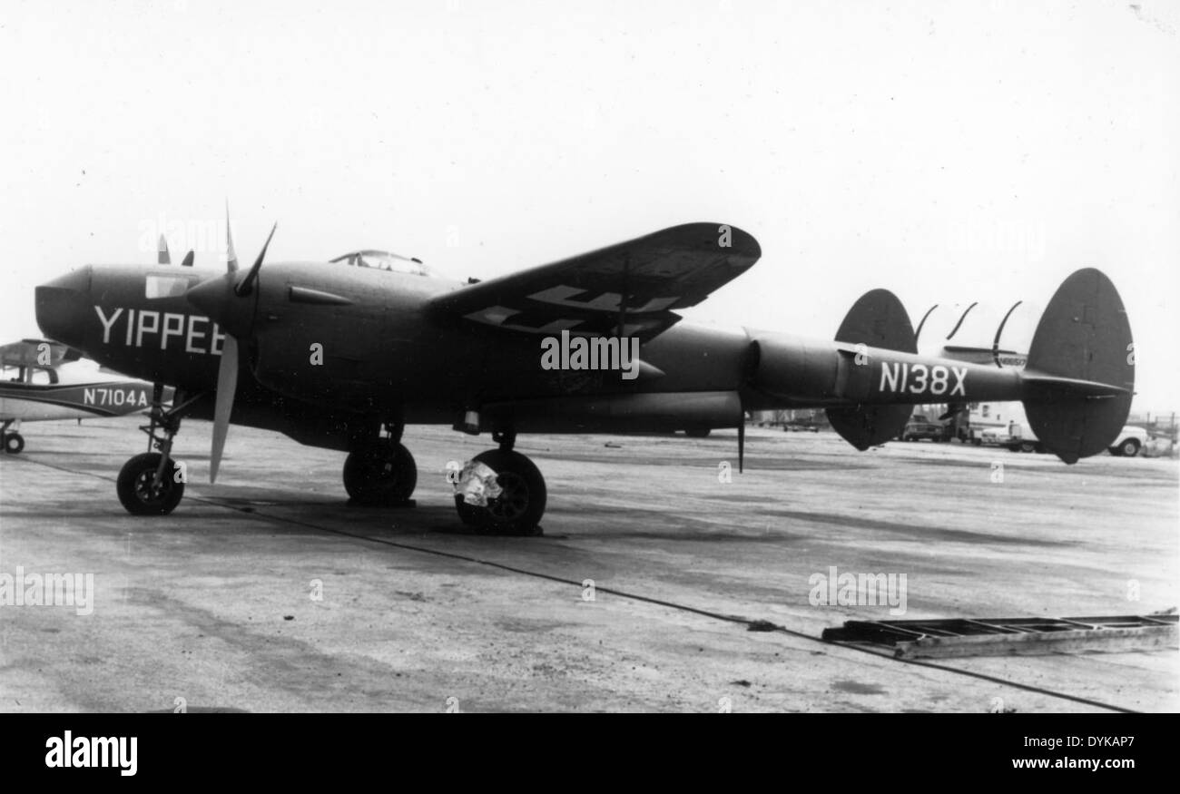 15 001441 Lockheed P-38L N138X Yippee Stock Photo