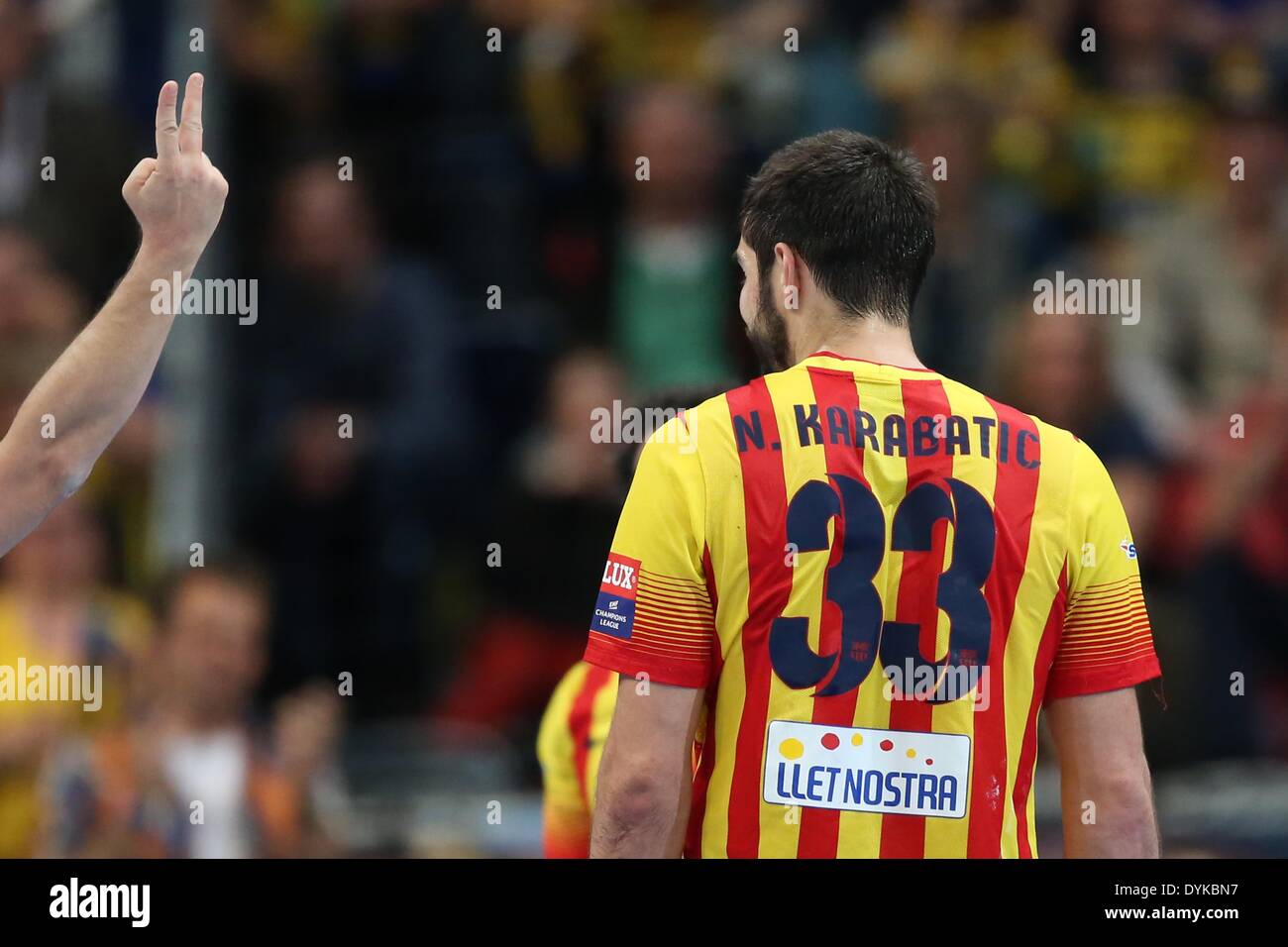 Nikola Karabatic Of Fc Barcelona During The Handball Champions League Quarter Final Match Between Rhein Neckar