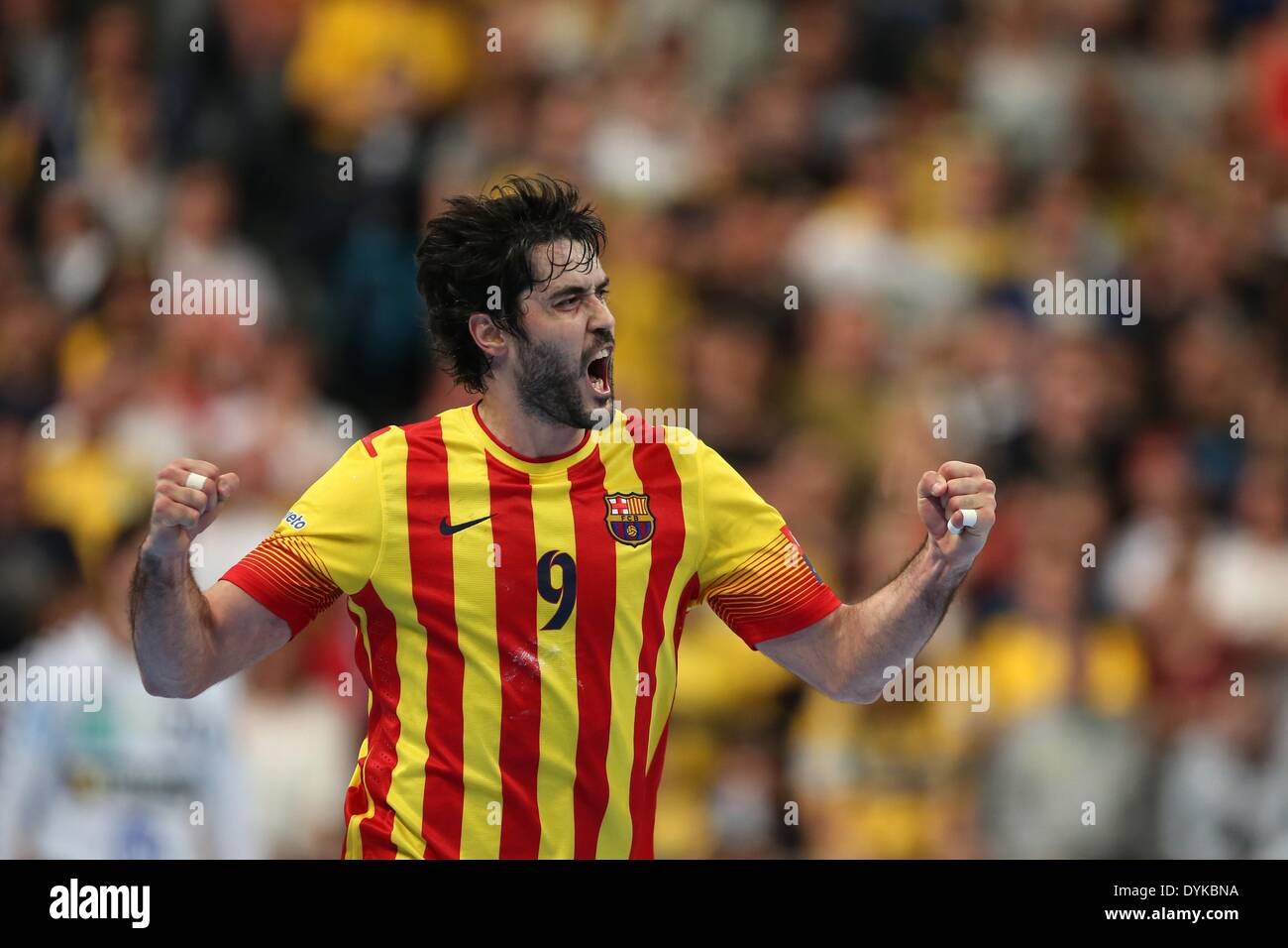 Raul Entrerrios Of Fc Barcelona During The Handball Champions League Quarter Final Match Between Rhein Neckar