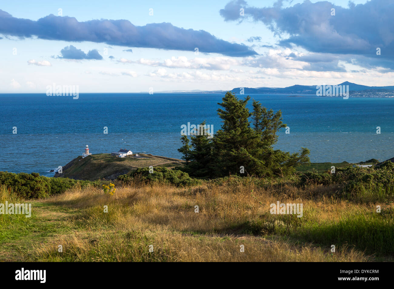 Ireland, Dublin county, the Dublin bay seen from the Howth headland Stock Photo