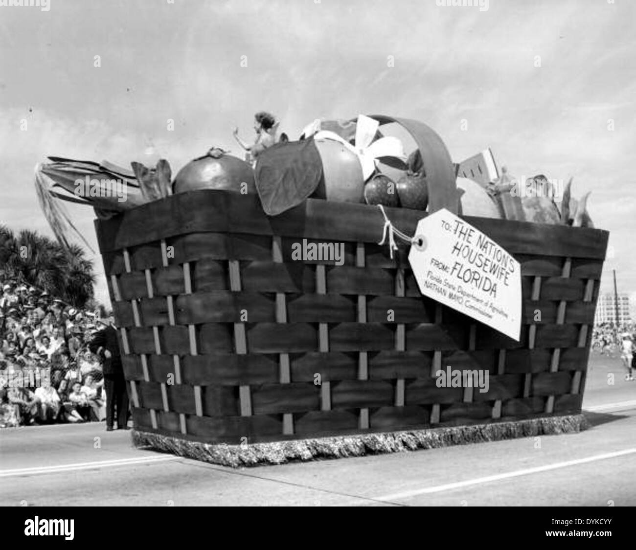 Florida Department of Agriculture parade float Stock Photo