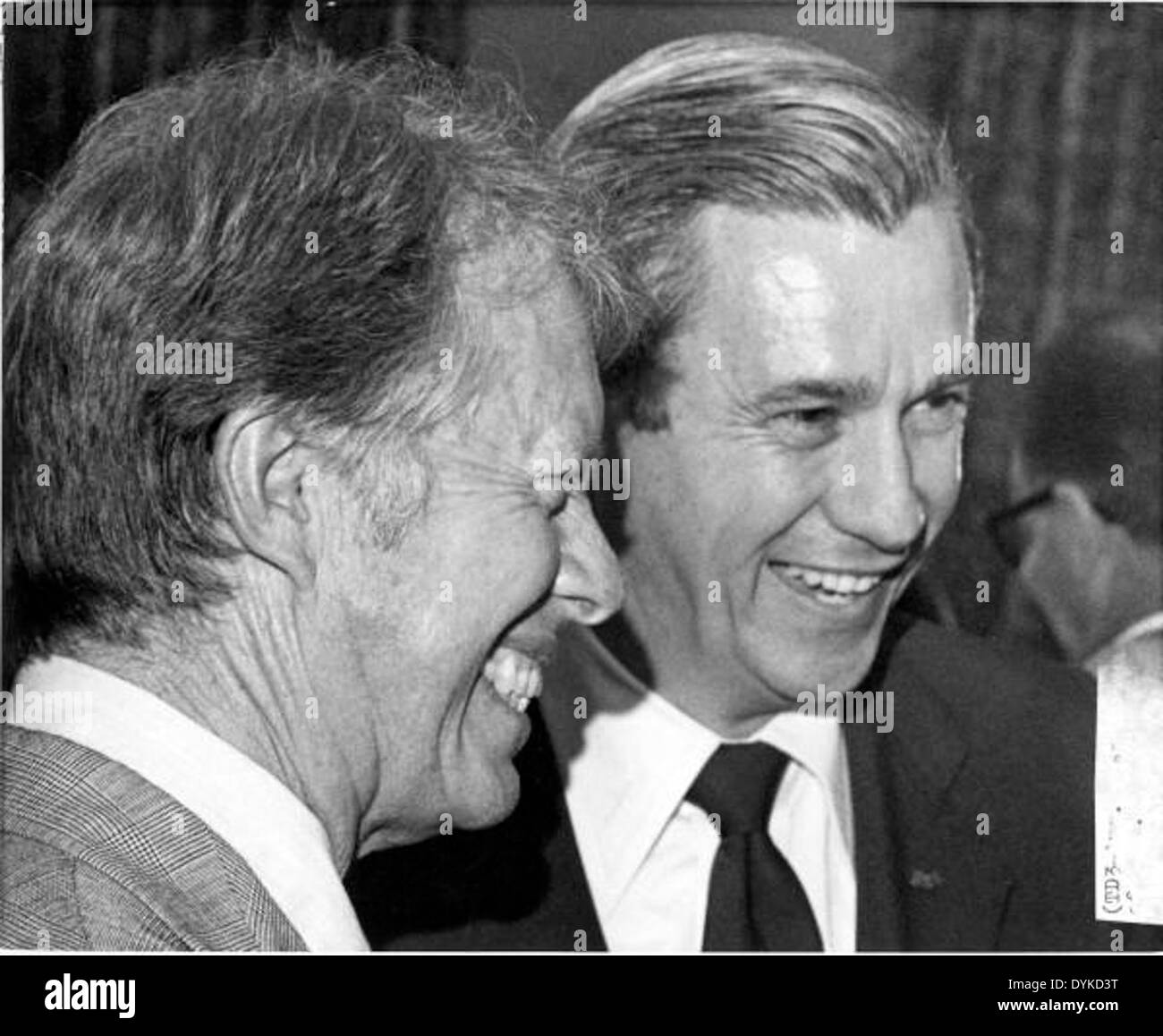 Presidential candidate Jimmy Carter and Florida Governor Reubin Askew Stock Photo