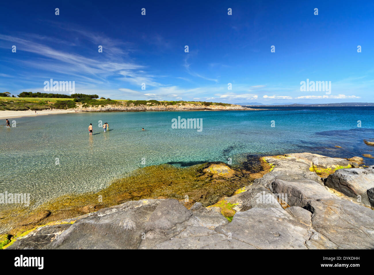 La Bobba beach in Carloforte, San Pietro island, Sardinia, Italy Stock  Photo - Alamy, image size:1300x956