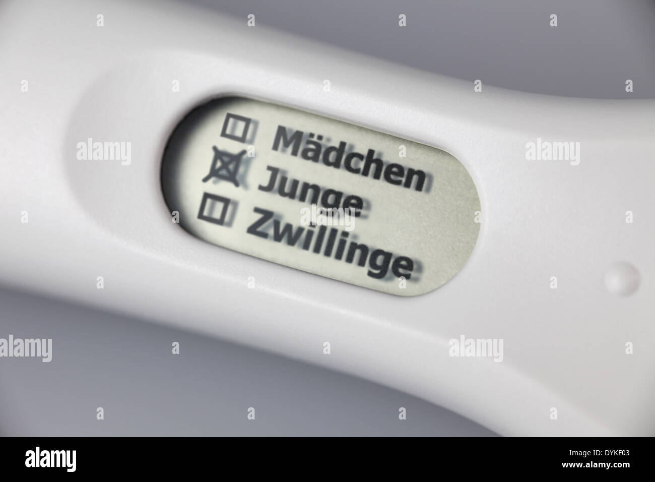 positive digital pregnancy test Stock Photo Alamy