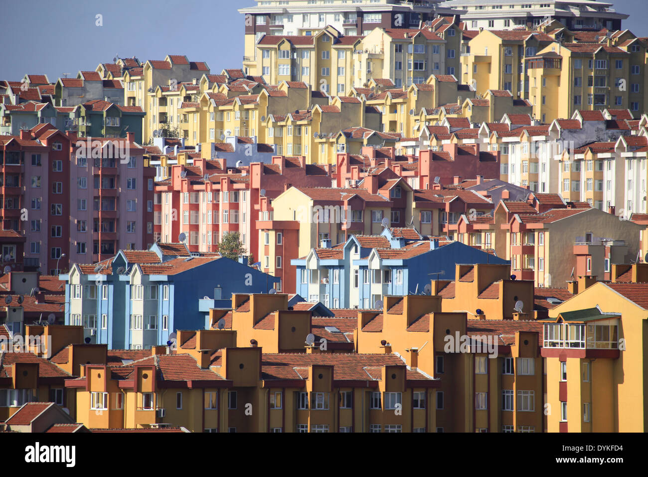 new buildings in a distict of Istanbul, Turkey, Bahcesehir | Stock Photo