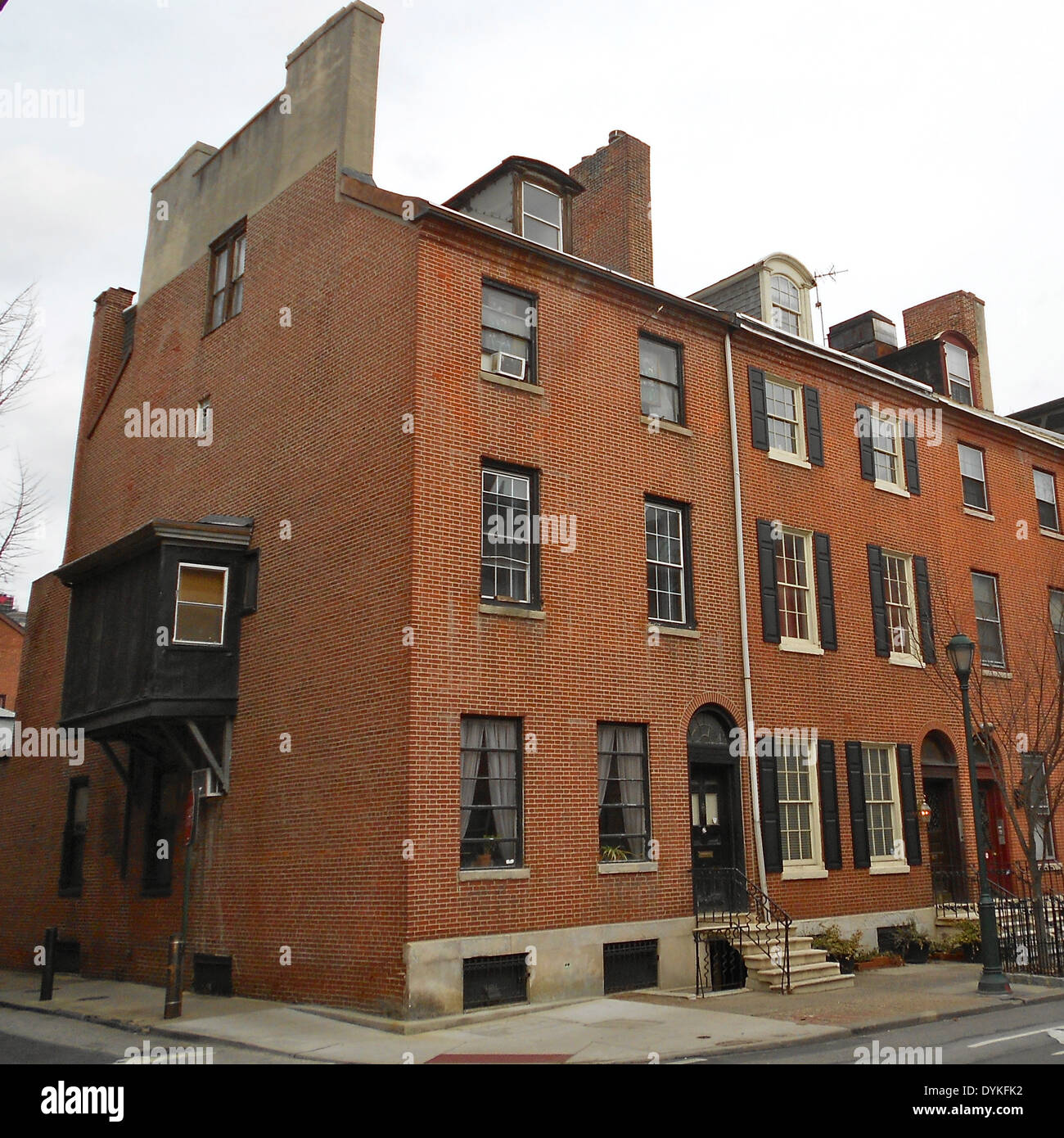 Building in the Washington Square West, Philadelphia historic district