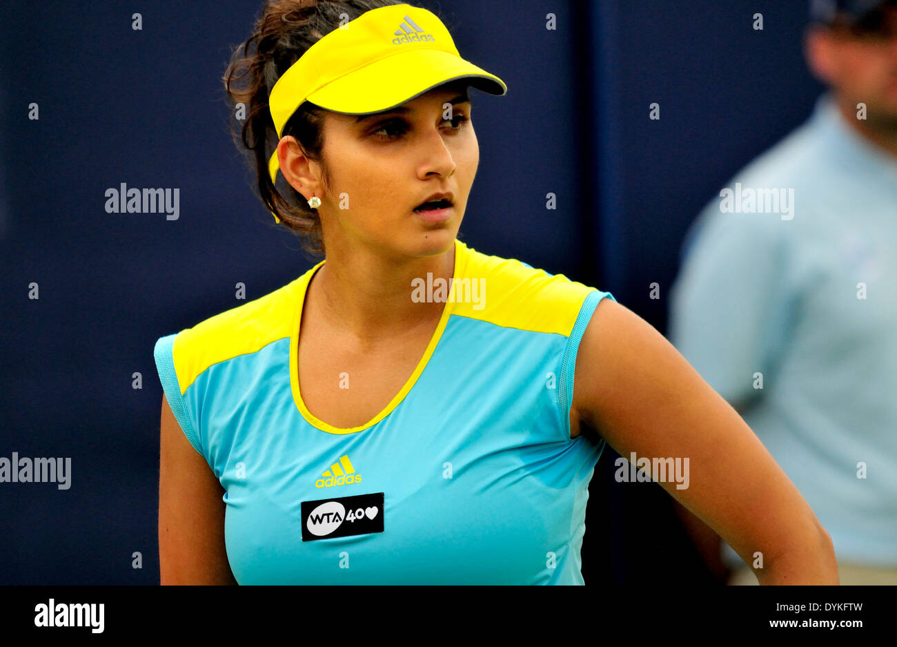 Sania Mirza (India) at Eastbourne, 2013 Stock Photo