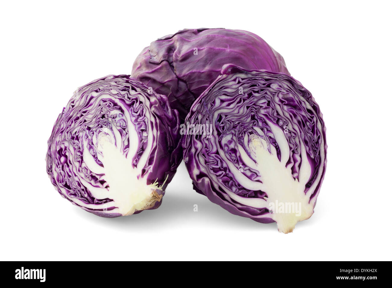Red cabbage or violet cabbage Stock Photo