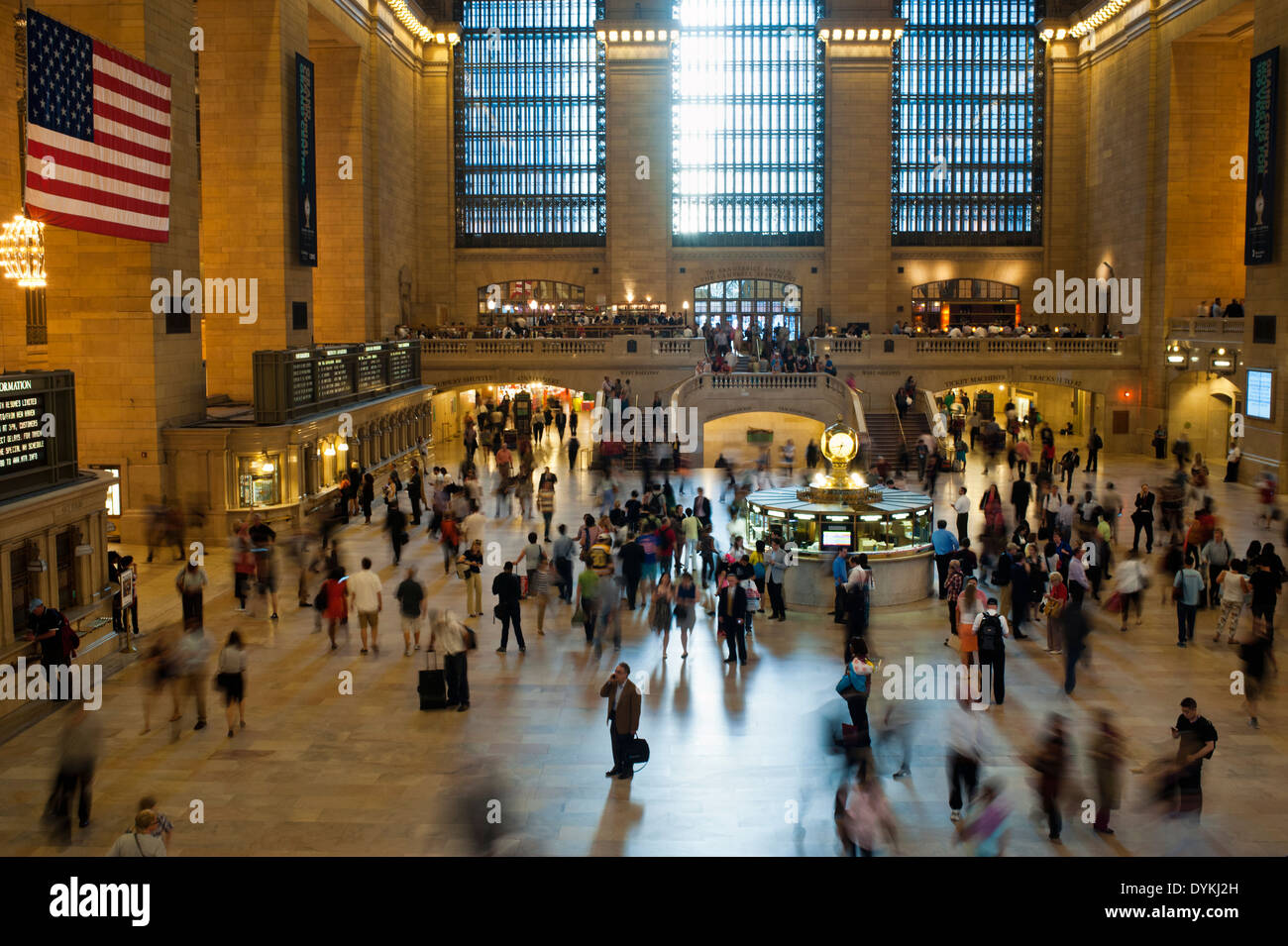 People / travelers in Grand Central Station, New York City Stock Photo