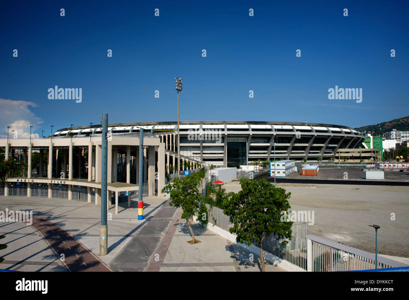 Maracana Stadium Rio De Janeiro 2014 Stock Photo