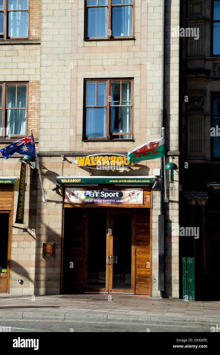Walkabout Australian Theme Bar, St Mary street, Cardiff, Wales, UK. Stock Photo