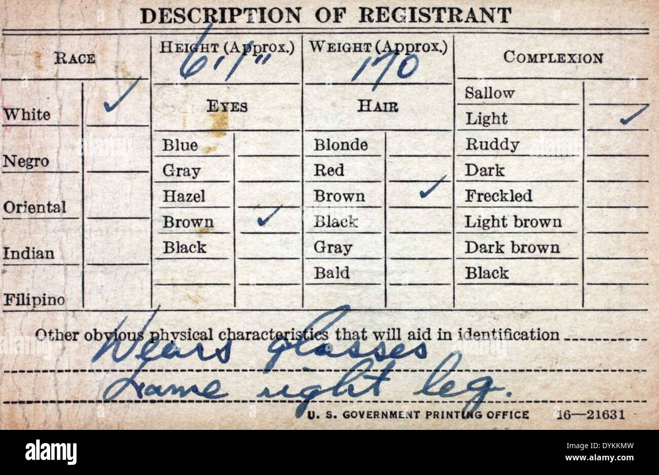 This image shows the back side of the registration certificate from D ...