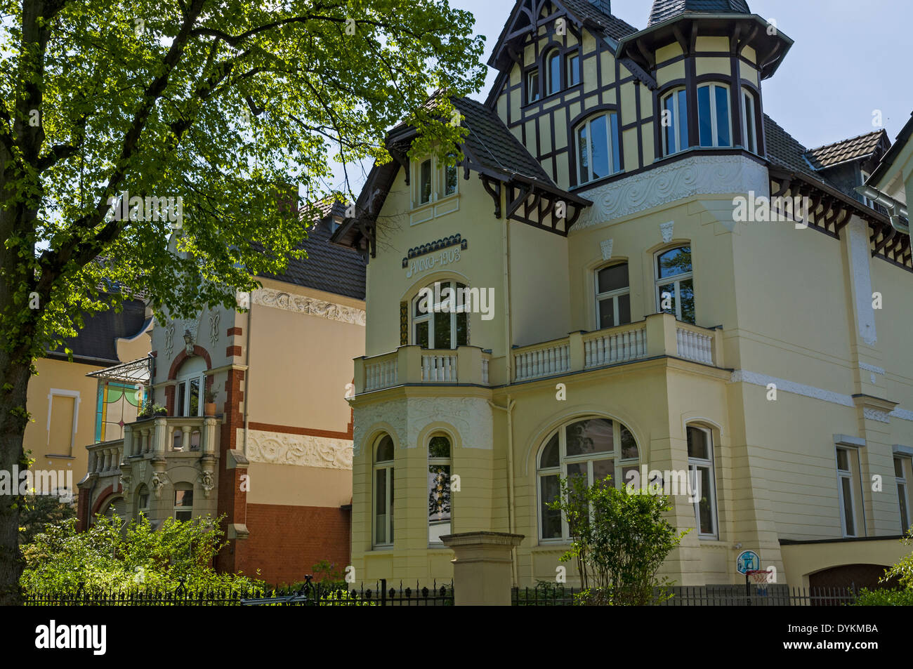 Early 20th C. Houses in the "Villa District" of Bonn Bad Godesberg