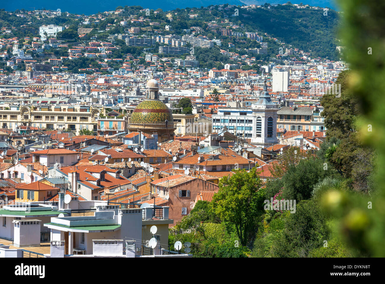 Aerial view of City of Nice, France Stock Photo