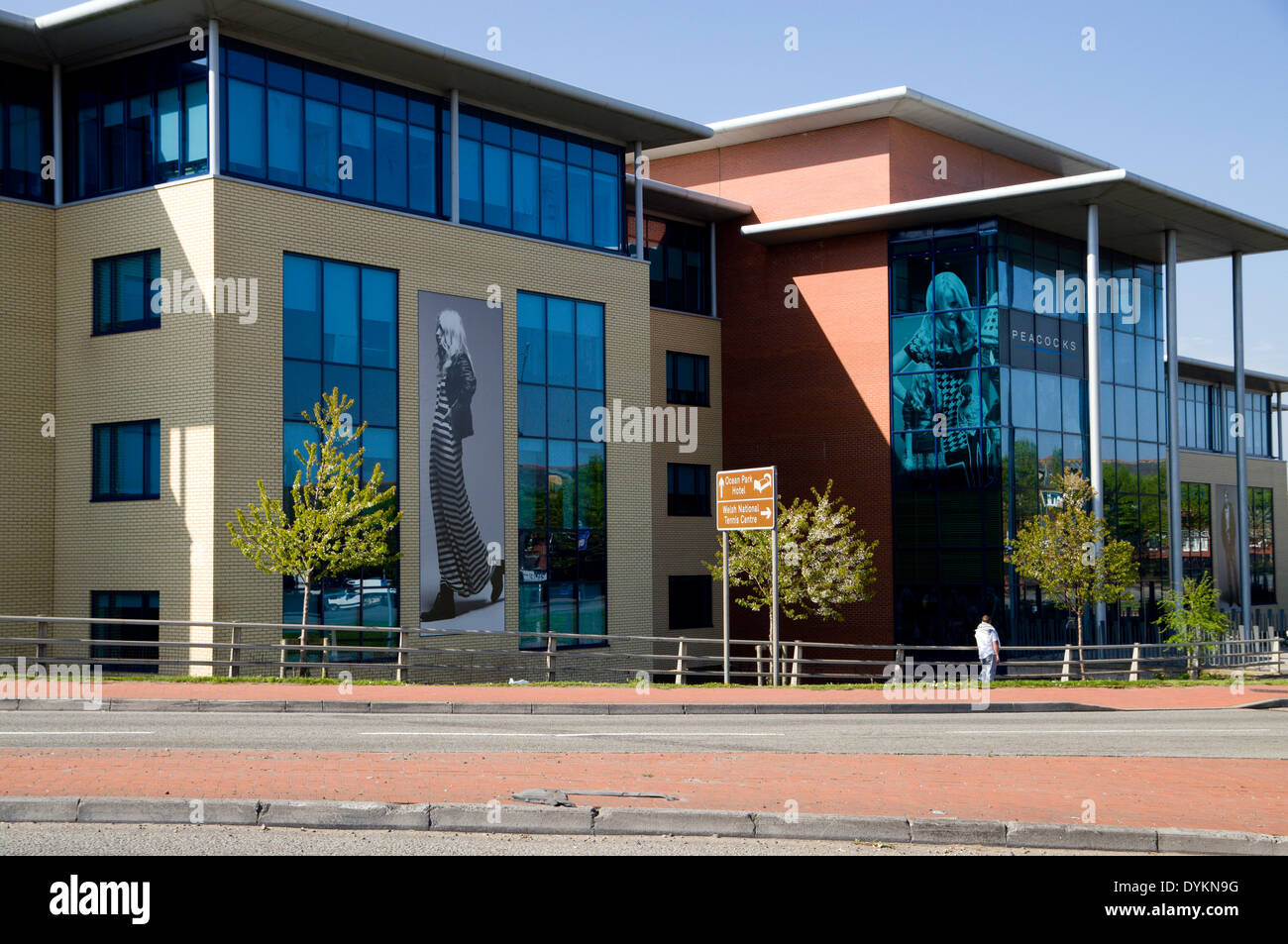Peacocks retail corporate headquarters, Cardiff, Wales Stock Photo Alamy