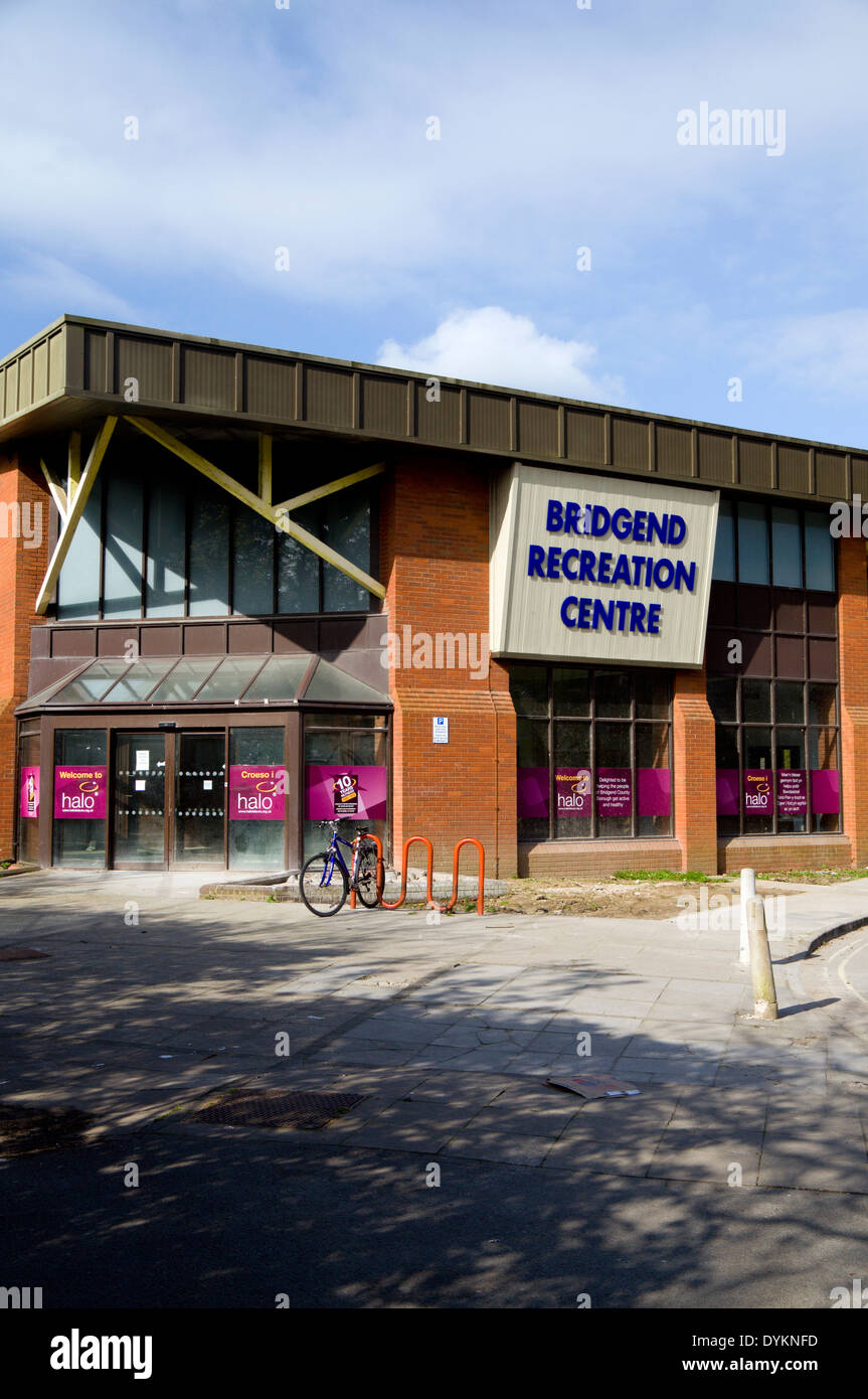 Bridgend Recreation Centre, Bridgend, South Wales, UK. Stock Photo