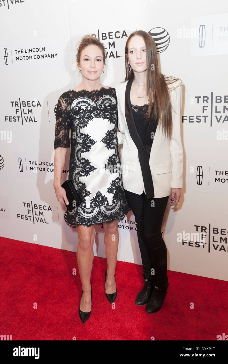 NEW YORK, NY APRIL 20, 2014 Diane Lane and daughter Eleanor Lambert attend premiere Every