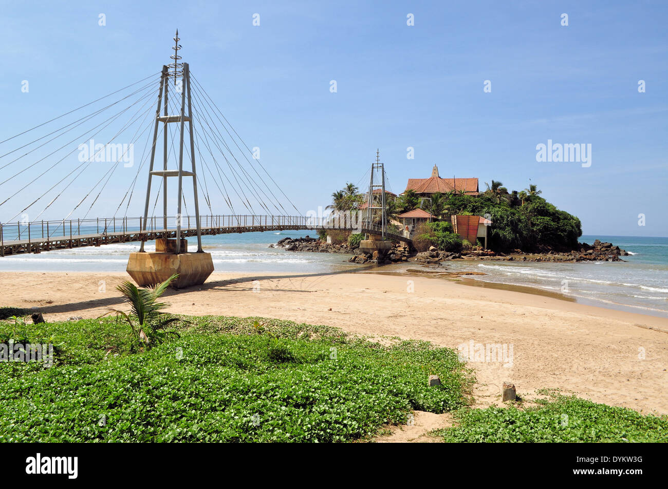 Buddhist island temple in Matara, Sri Lanka Stock Photo Alamy