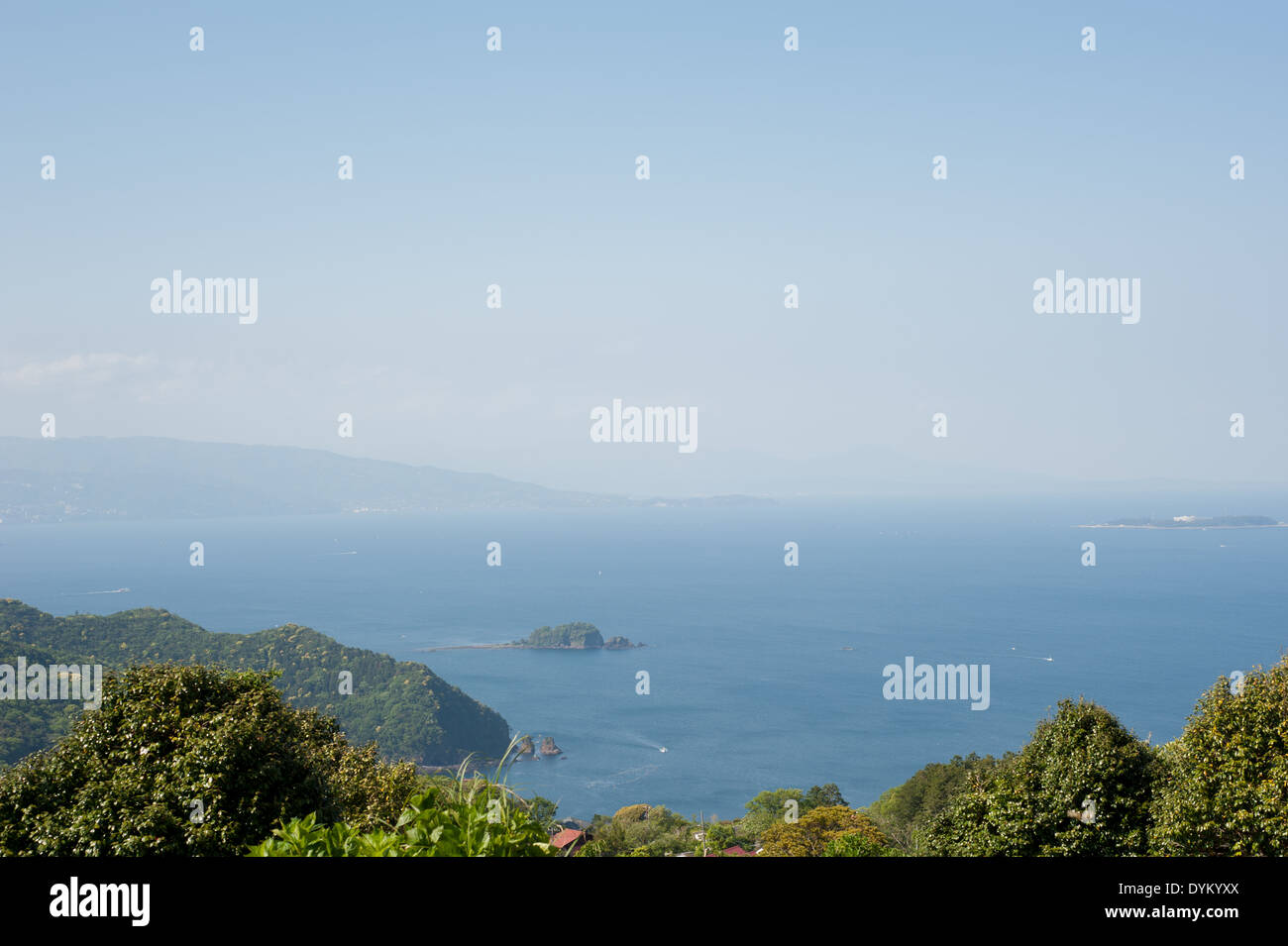 View From Ashinoko Skyline, Hakone, Kanagawa Prefecture, Japan Stock