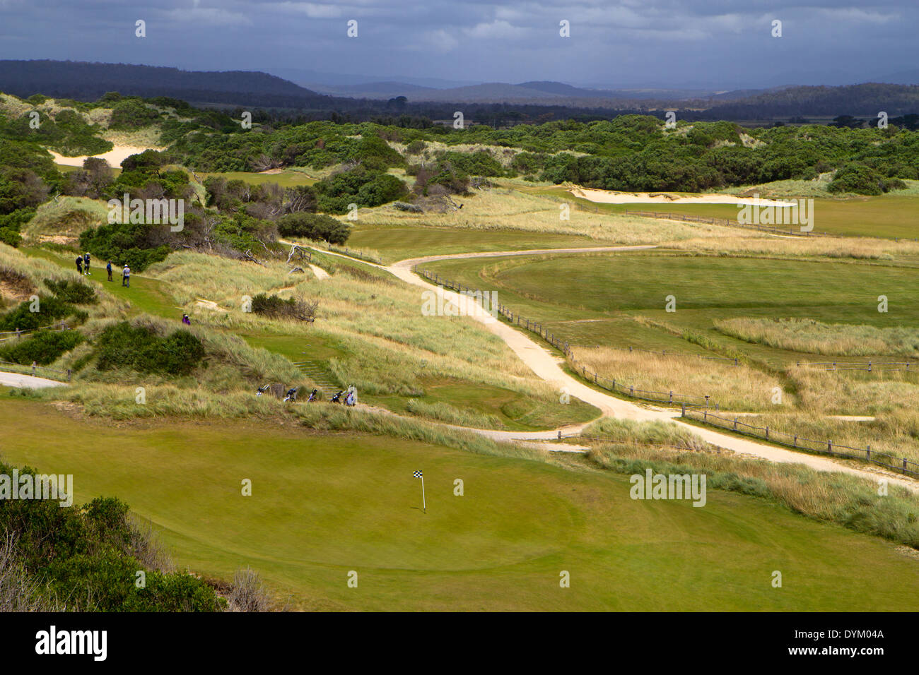 Barnbougle Lost Farm golf course Stock Photo Alamy