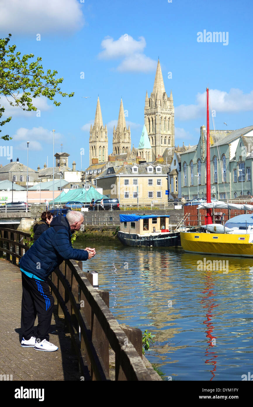 a view of truro in cornwall, uk Stock Photo Alamy
