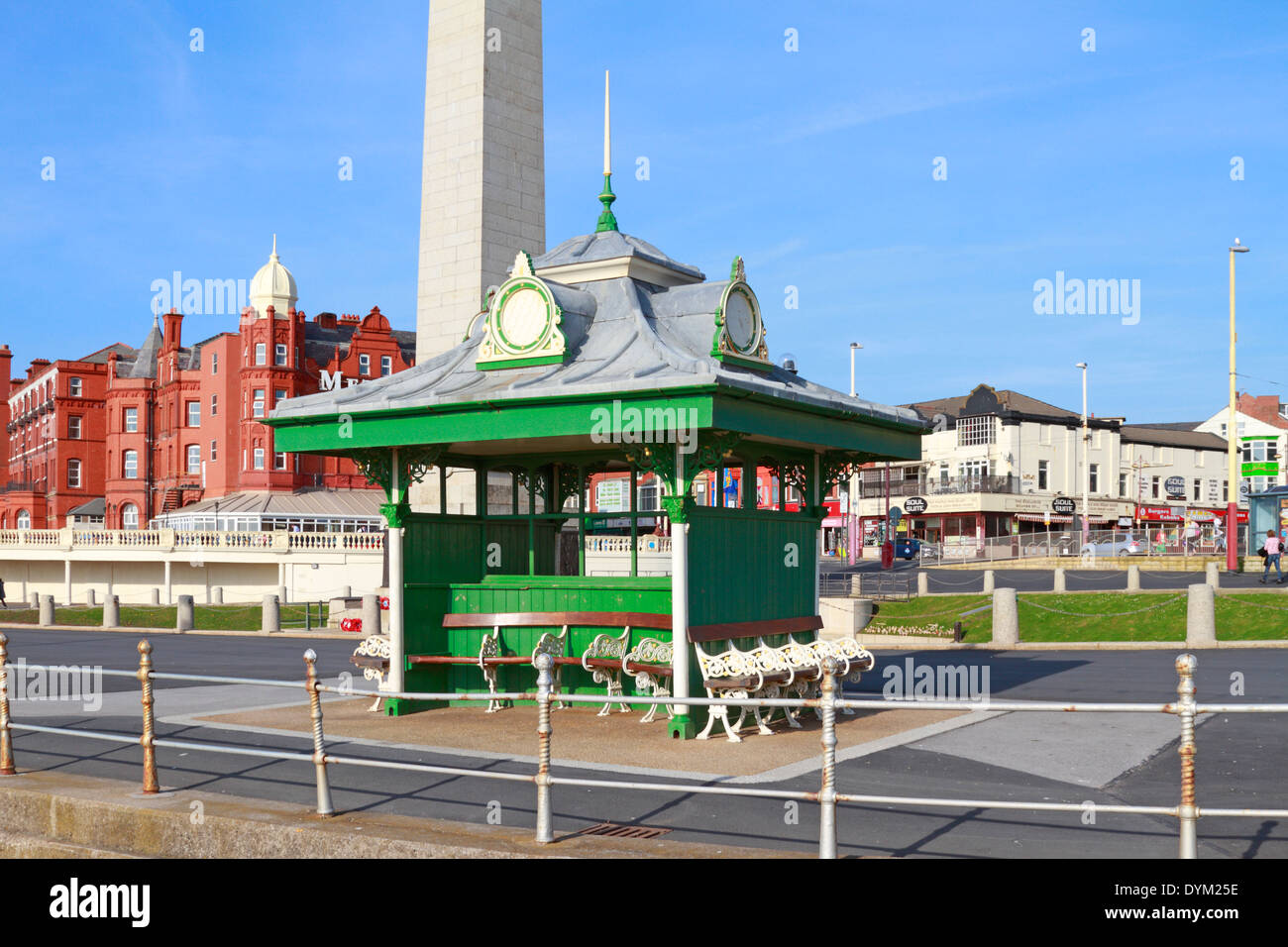 Restored Victorian shelter Blackpool Lancashire England UK Stock Photo