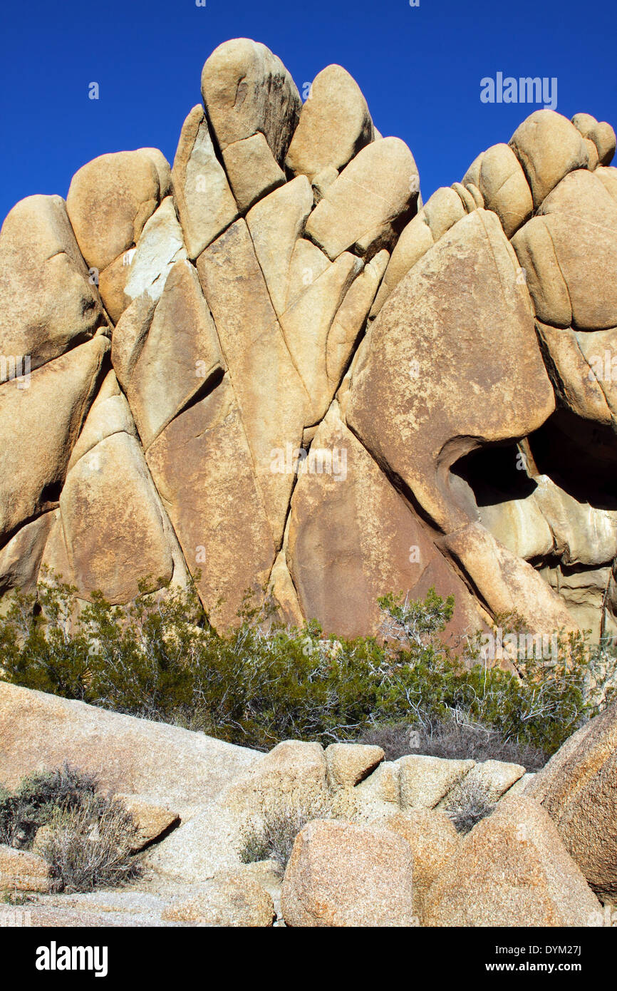 jumbo rocks joshua tree national park california Stock Photo