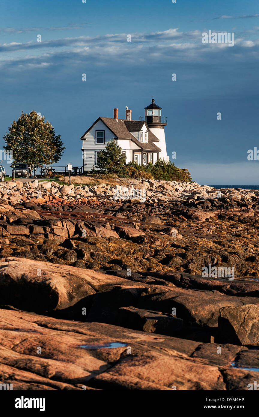 Prospect harbor point lighthouse hires stock photography and images
