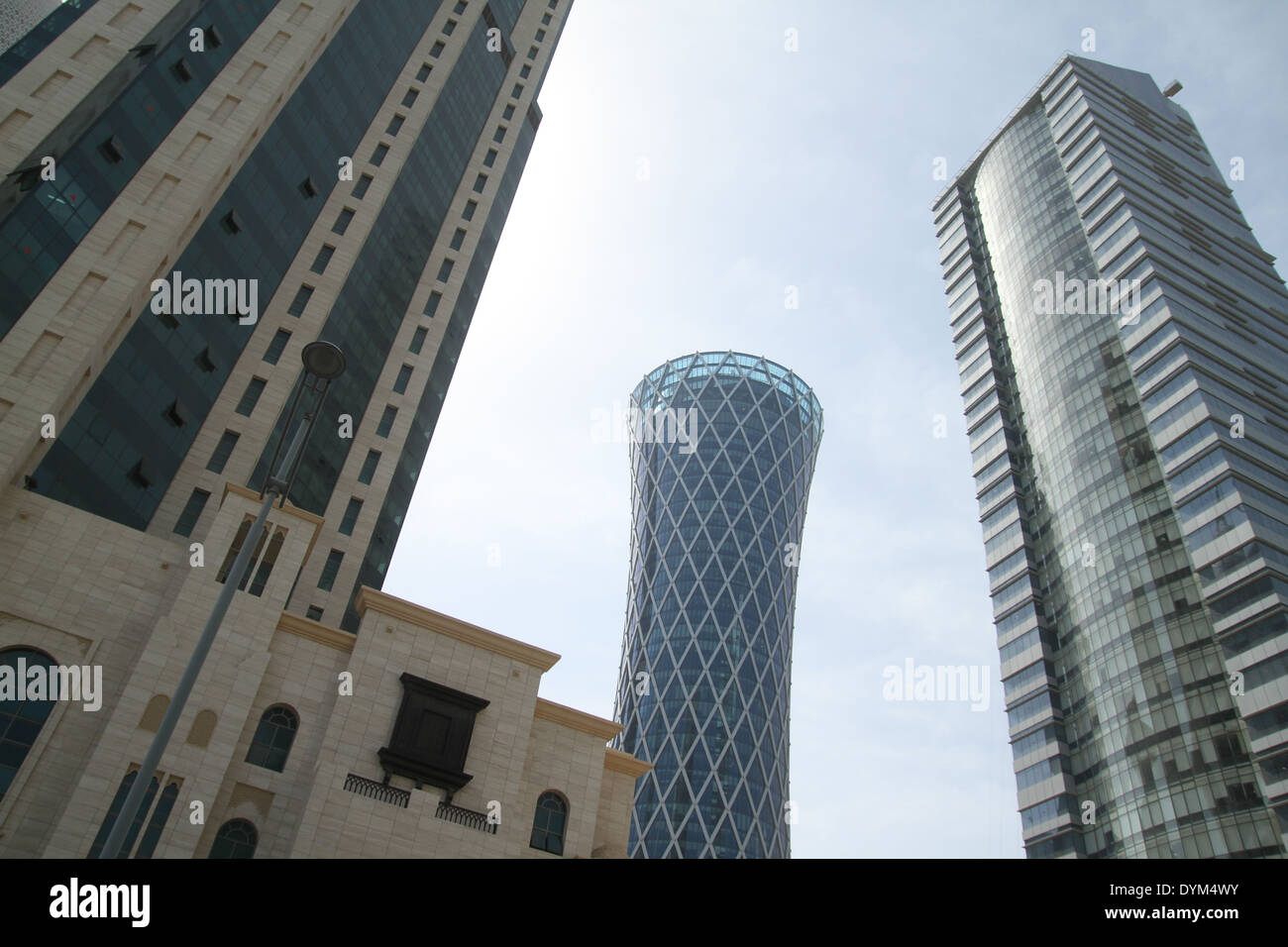 Skyscrapers in Doha. Credit: David Mbiyu/Alamy Live News Stock Photo