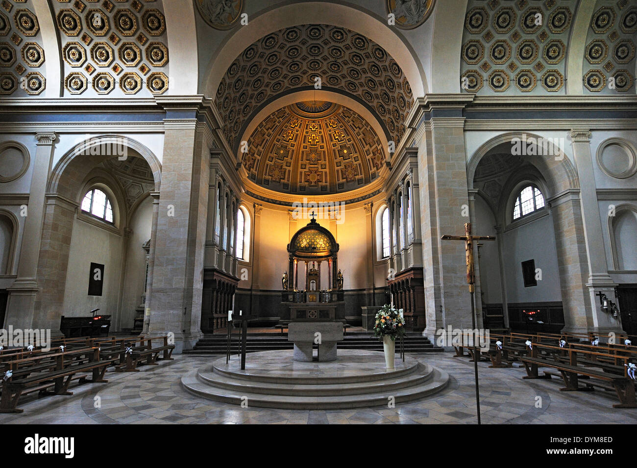 Main altar, St. Ursula Church, built to plans by August Thiersch, 189497, Schwabing, Munich