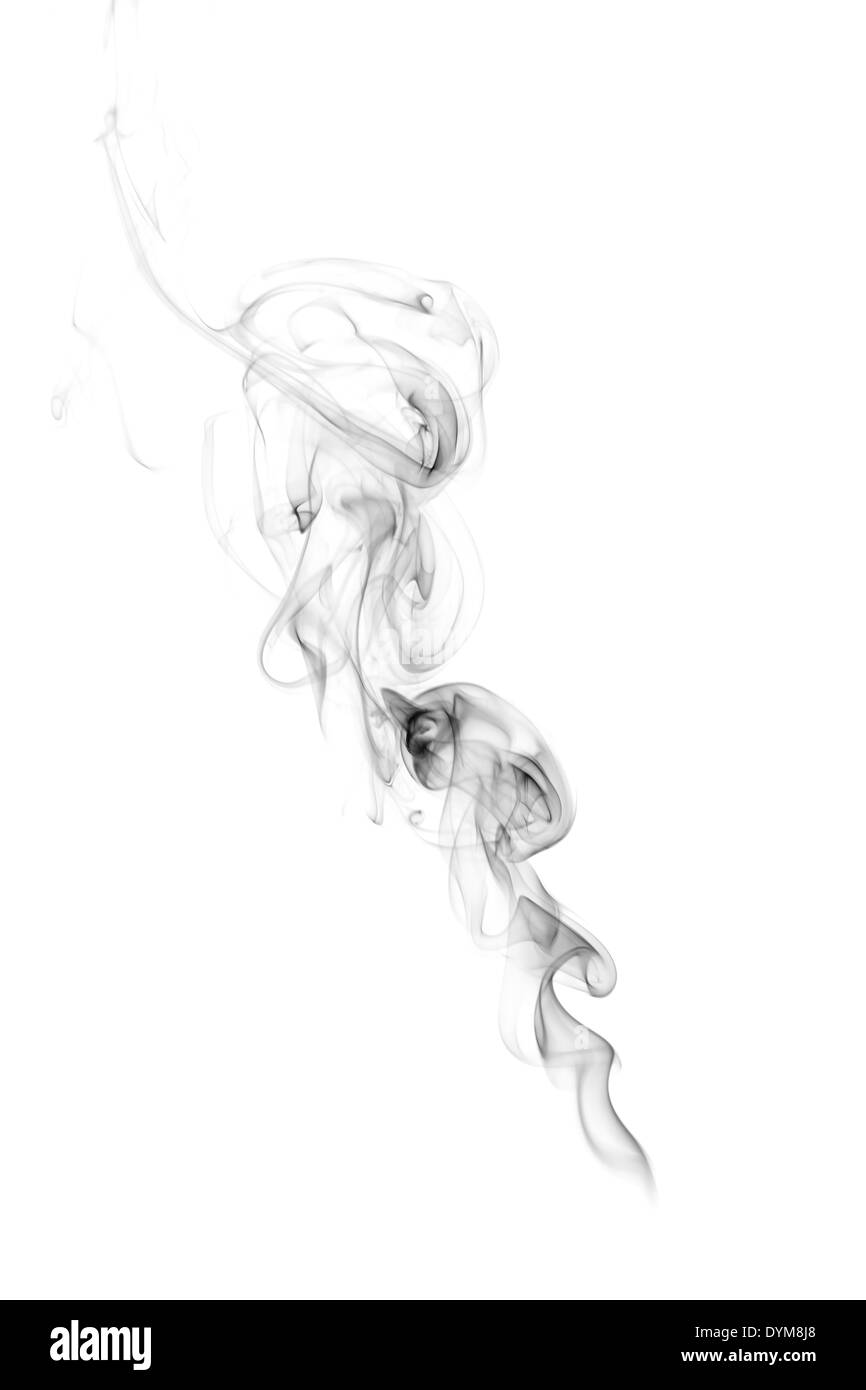 Smoke isolated on white background. Abstract background Stock Photo - Alamy