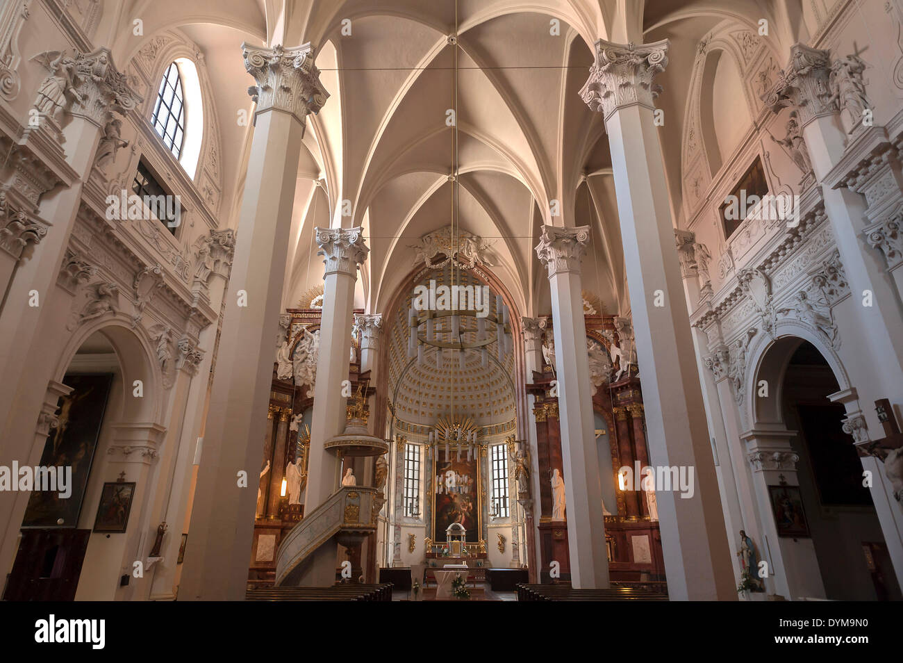 Gothic Ceiling Vault With The Chancel Kirche Am Hof Church