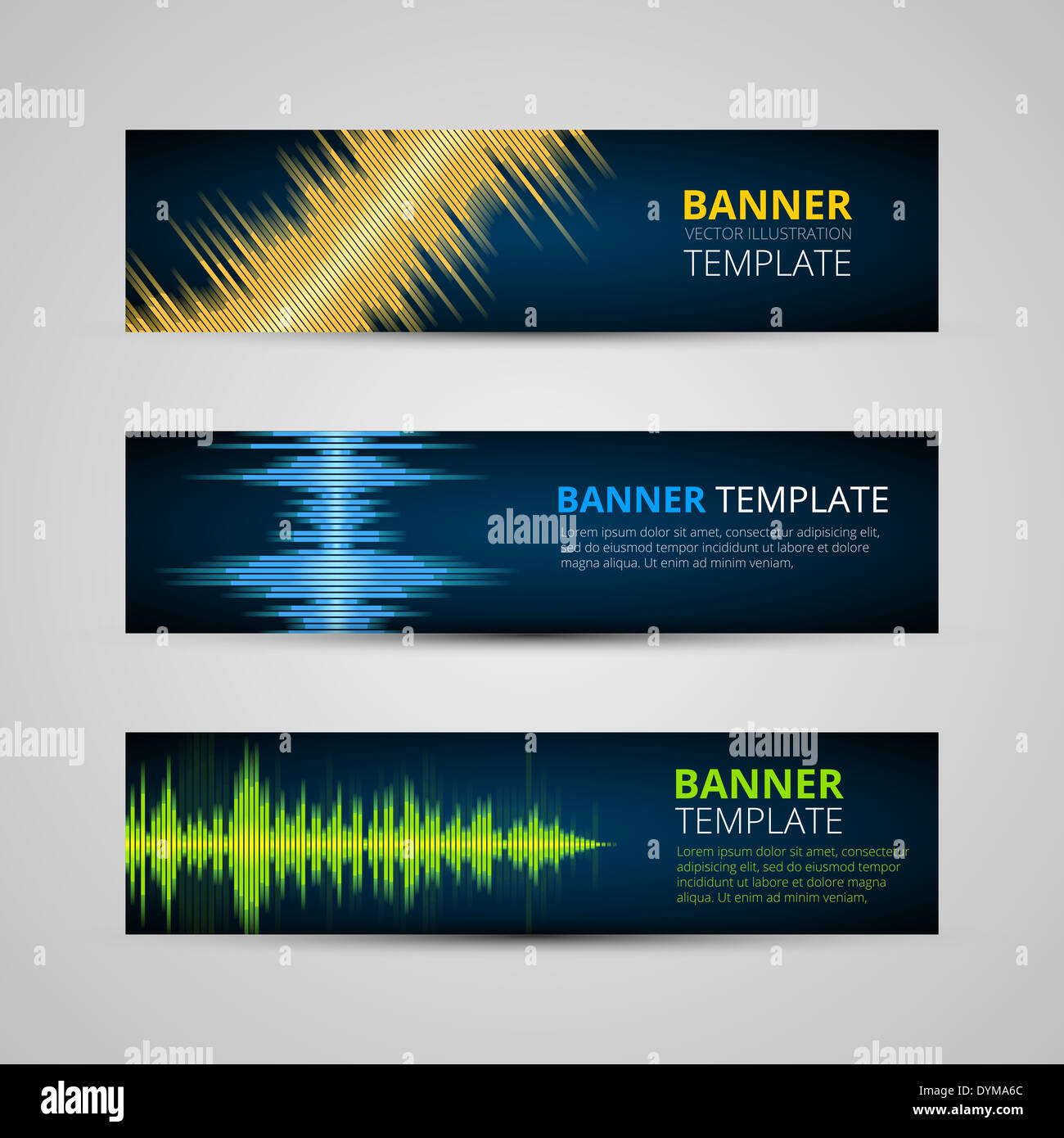 A set of modern vector banners Stock Photo - Alamy