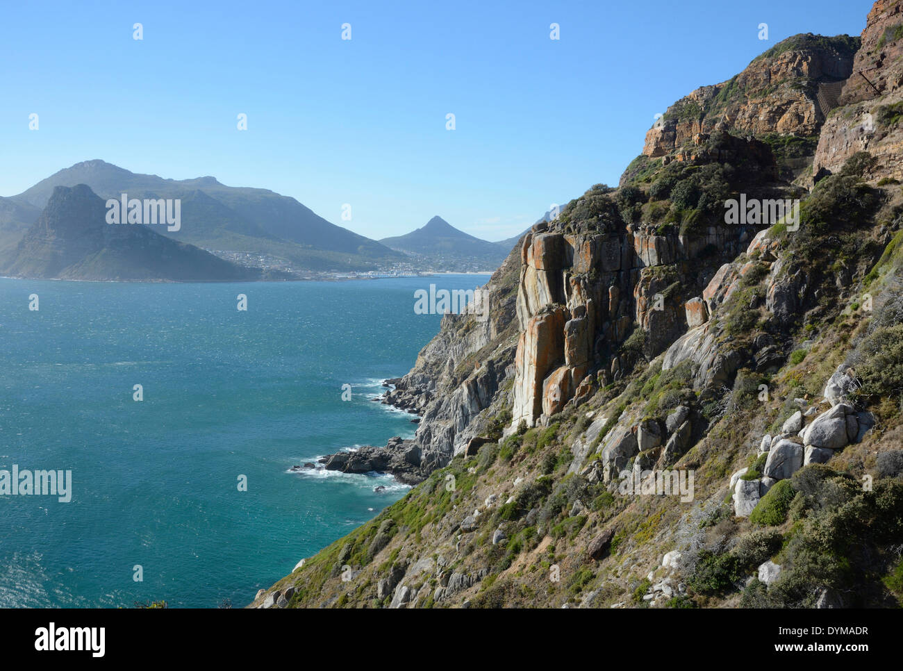Coastline, Hout Bay, Cape Peninsula, Western Cape, South Africa Stock Photo