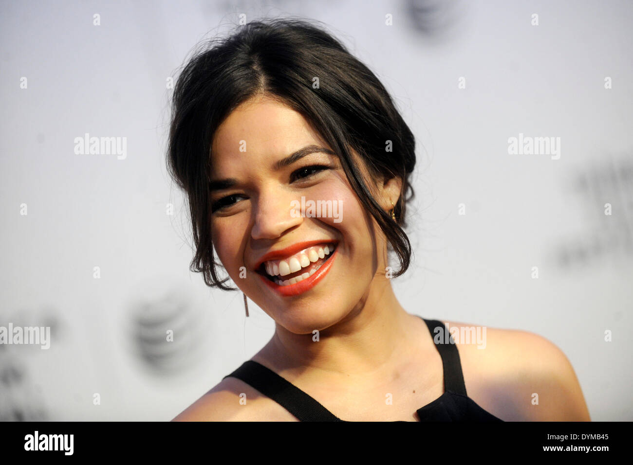 America Ferrera Attends The Screening Of X Y During The 14 Tribeca Film Festival At Bmcc Tribeca Pac On April 19 14 In New York City Picture Alliance Stock Photo Alamy