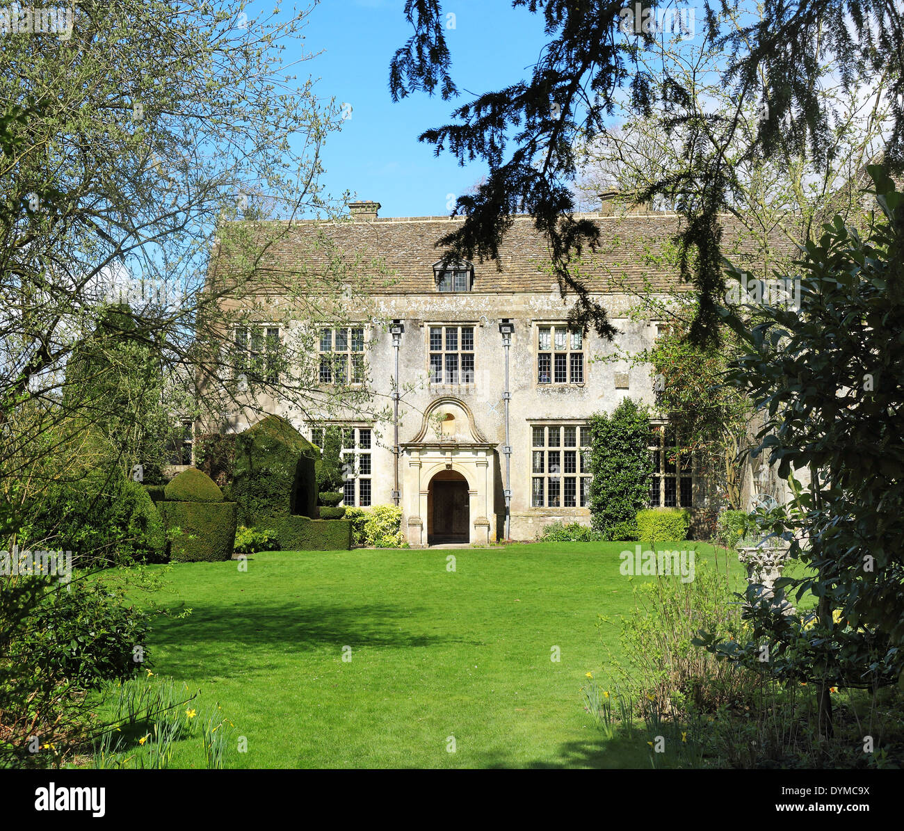 Avebury Manor an English Stately Home in Rural Wiltshire Stock Photo