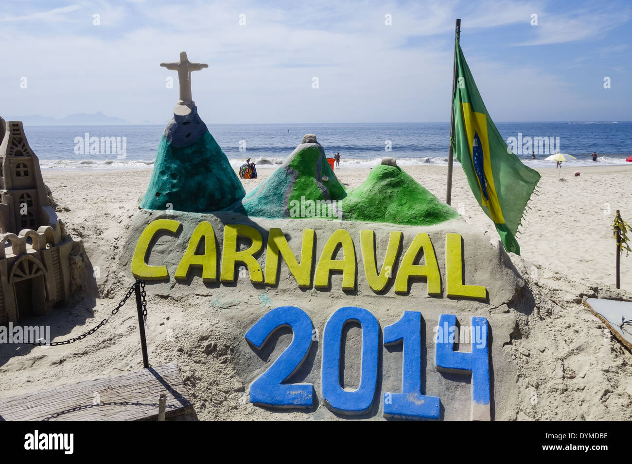 Rio de Janeiro, Copacabana, Carnaval 2014, Brazil Stock Photo